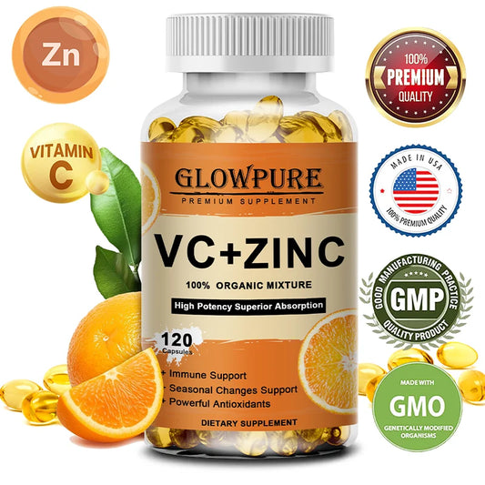 Vitamin C + Zinc for Immune Support & Antioxidant Protection
