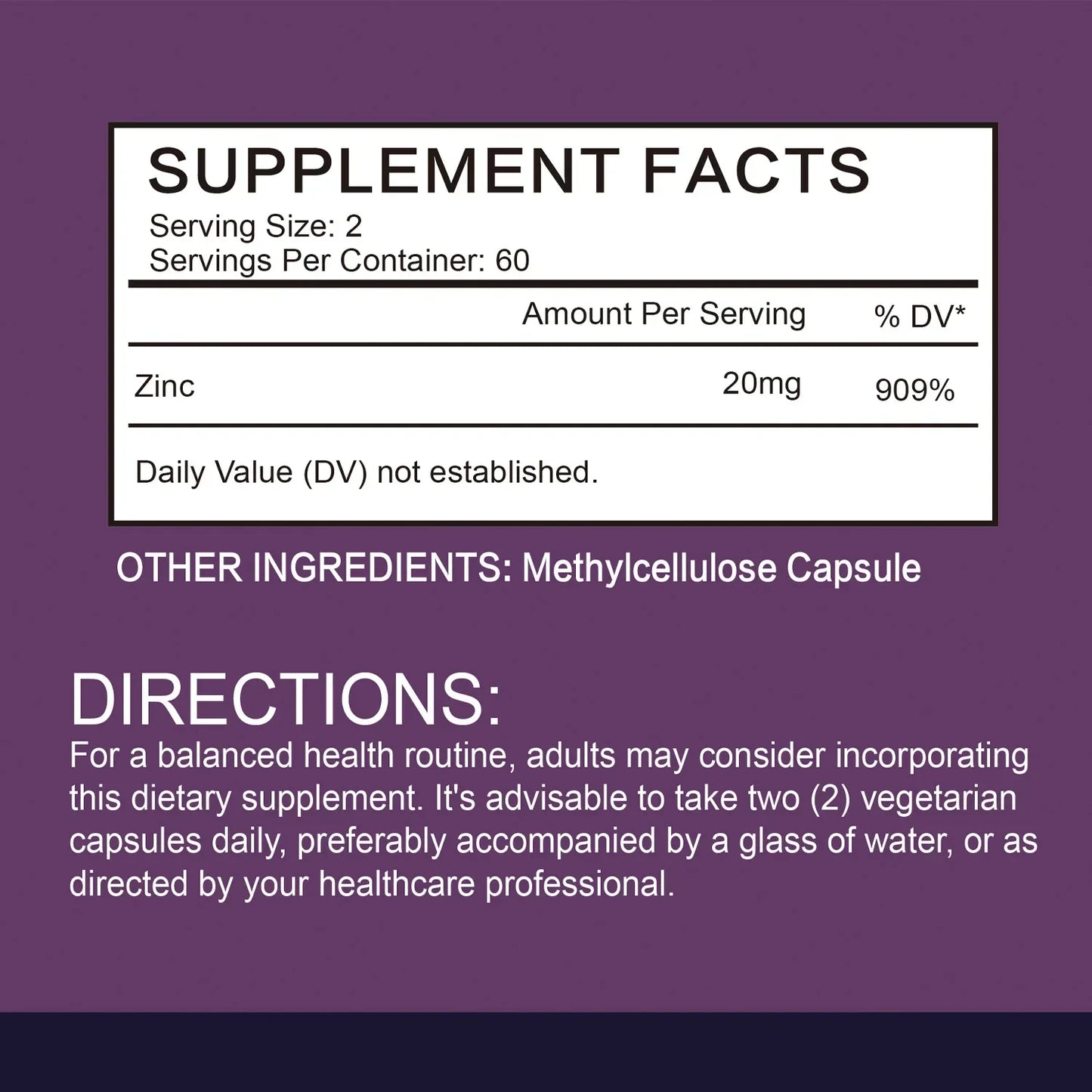 Zinc Picolinate for Immune & Wellness Support